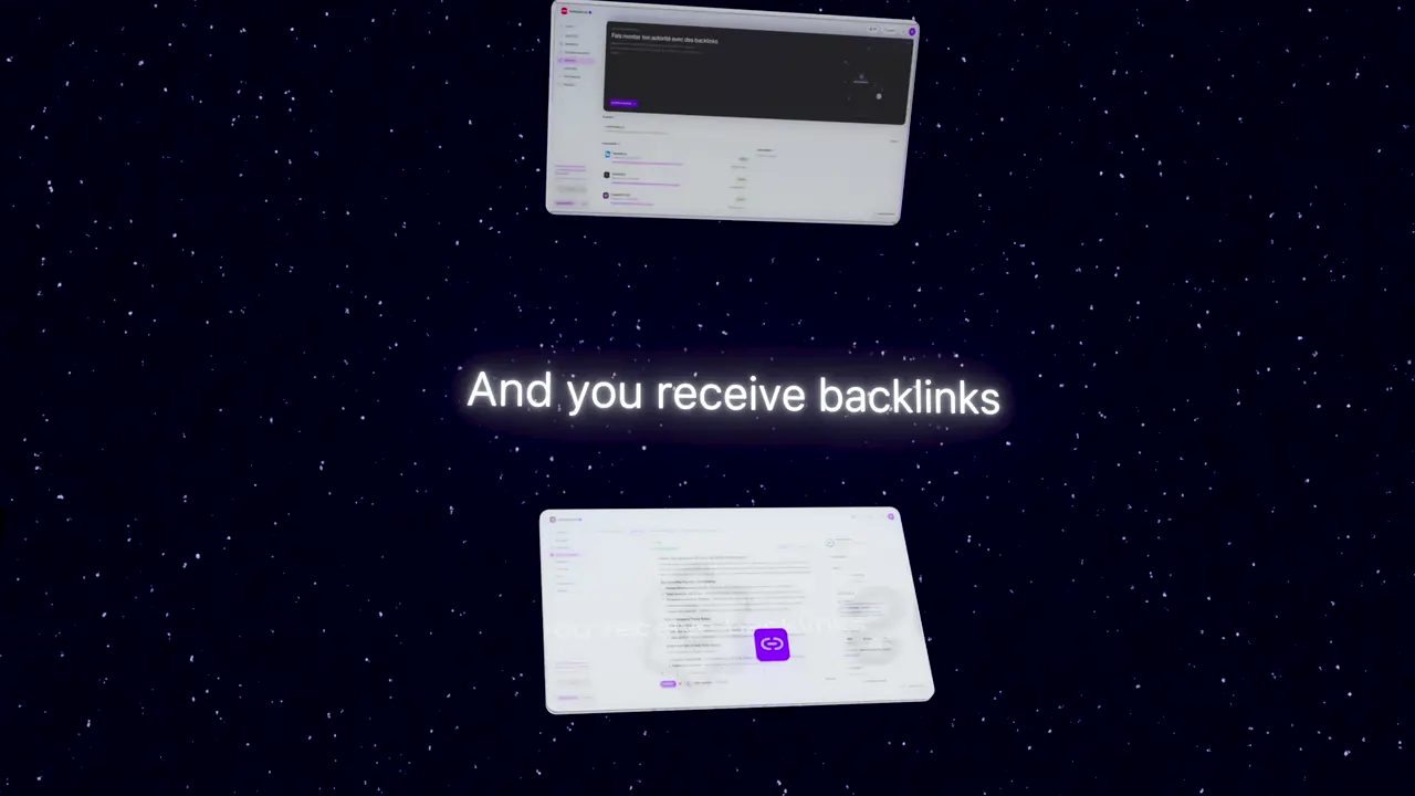 Meeeters finds verified dofollow backlinks and writes your SEO content